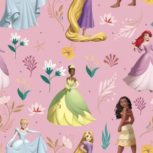 ROLLWRAP 2M TEAR STRIP-DISNEY PRINCESS (689)