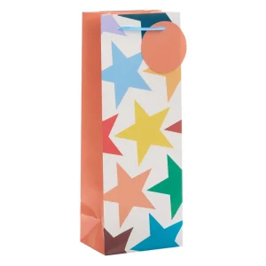 GIFT BAG BOTTLE -ESSENTIALS RETRO STARS (2133)