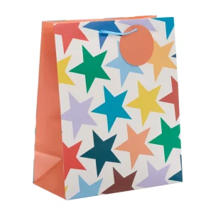 GIFT BAG LARGE-ESSENTIALS RETRO STARS (2133)