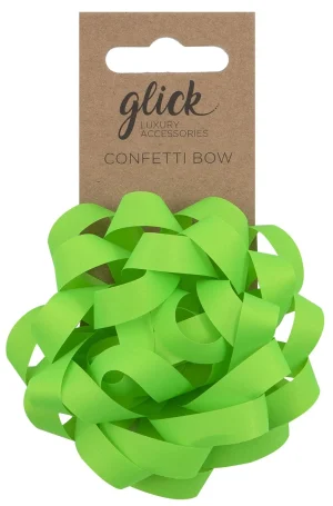BOW CONFETTI NEON GREEN