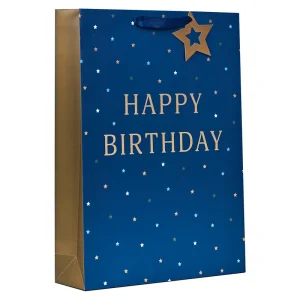 HAPPY BIRTHDAY BLUE XL BAG
