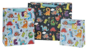 BAG LARGE PS JNRS DINOSAUR ROAR