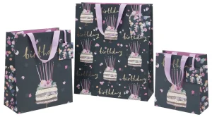 BAG MEDIUM SD BIRTHDAY CAKE