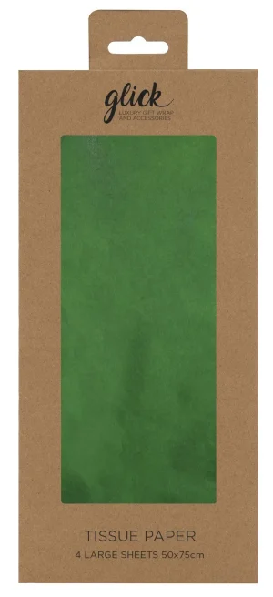 TISSUE PLAIN BOTTLE GREEN